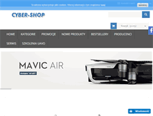 Tablet Screenshot of cyber-shop.pl